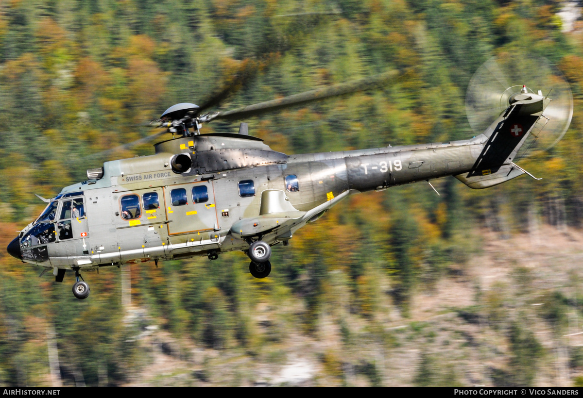 Aircraft Photo of T-319 | Aerospatiale TH89 Super Puma (AS-332M1) | Switzerland - Air Force | AirHistory.net #736261