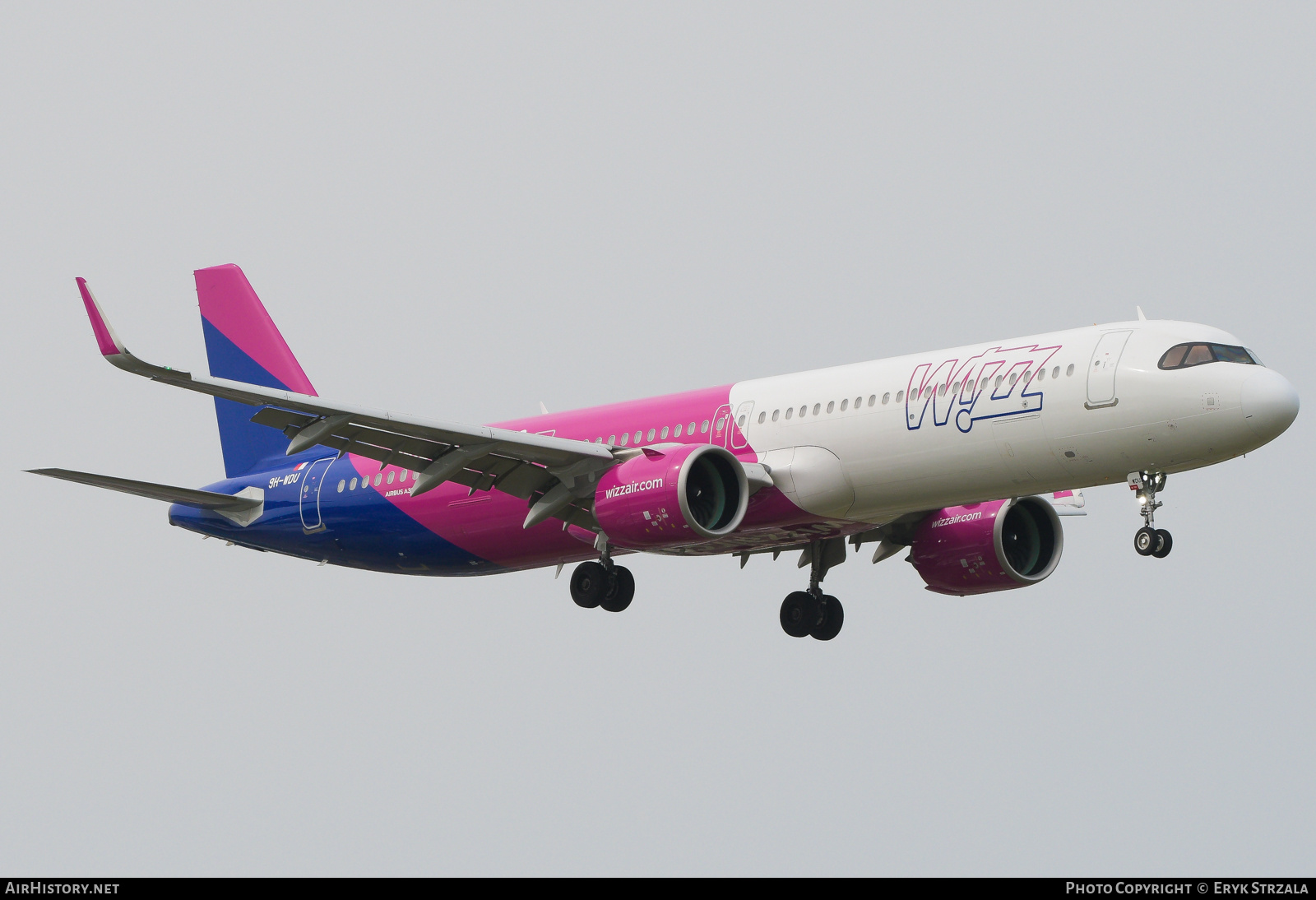 Aircraft Photo of 9H-WDU | Airbus A321-271NX | Wizz Air | AirHistory.net #736265