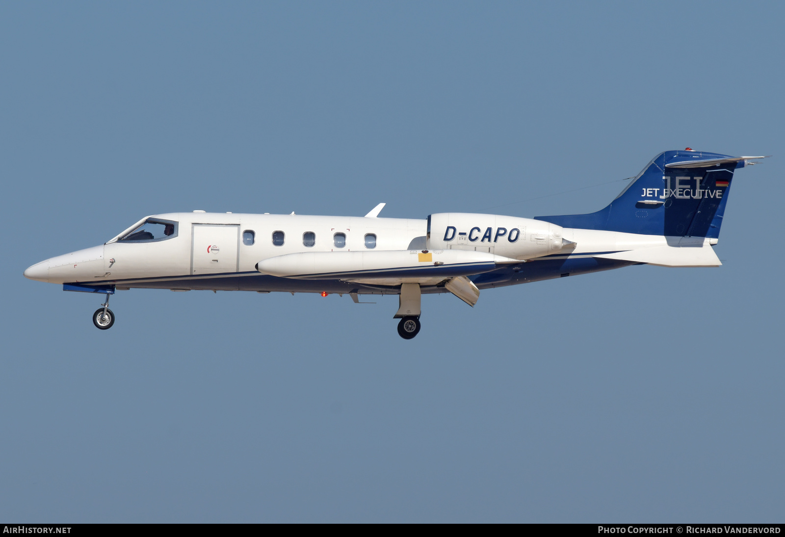 Aircraft Photo of D-CAPO | Gates Learjet 35A | Jet Executive | AirHistory.net #736269