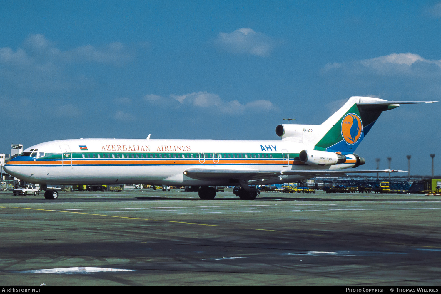 Aircraft Photo of 4K-AZ2 | Boeing 727-235 | Azerbaijan Airlines - AZAL - AHY | AirHistory.net #736304