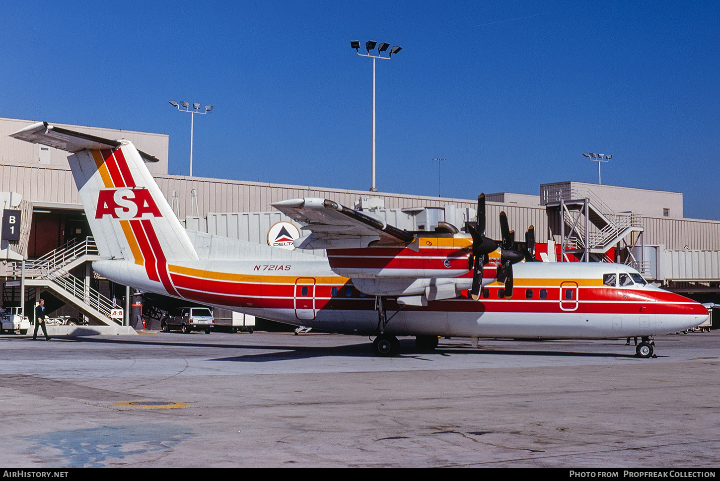 Aircraft Photo of N721AS | De Havilland Canada DHC-7-102 Dash 7 | ASA - Atlantic Southeast Airlines | AirHistory.net #736323