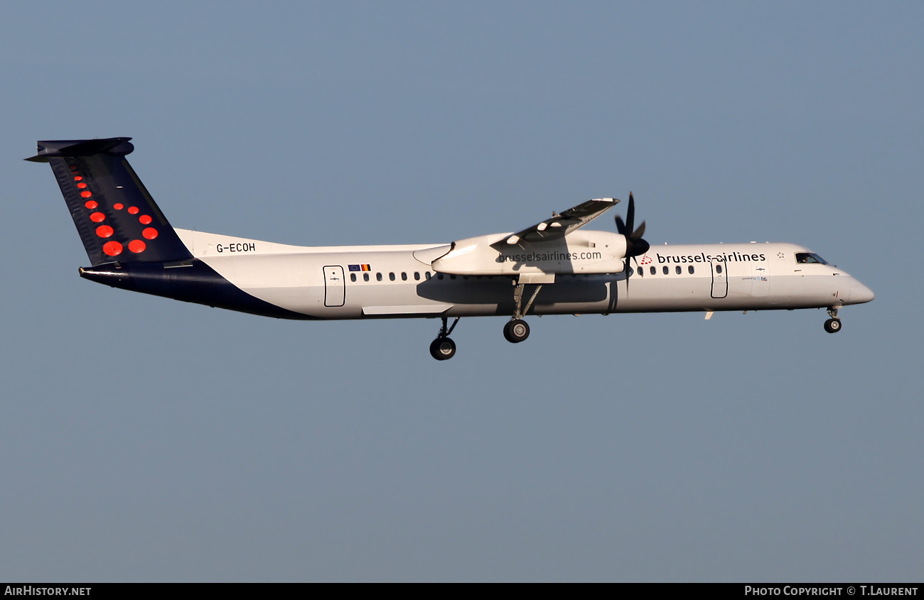 Aircraft Photo of G-ECOH | Bombardier DHC-8-402 Dash 8 | Brussels Airlines | AirHistory.net #736329