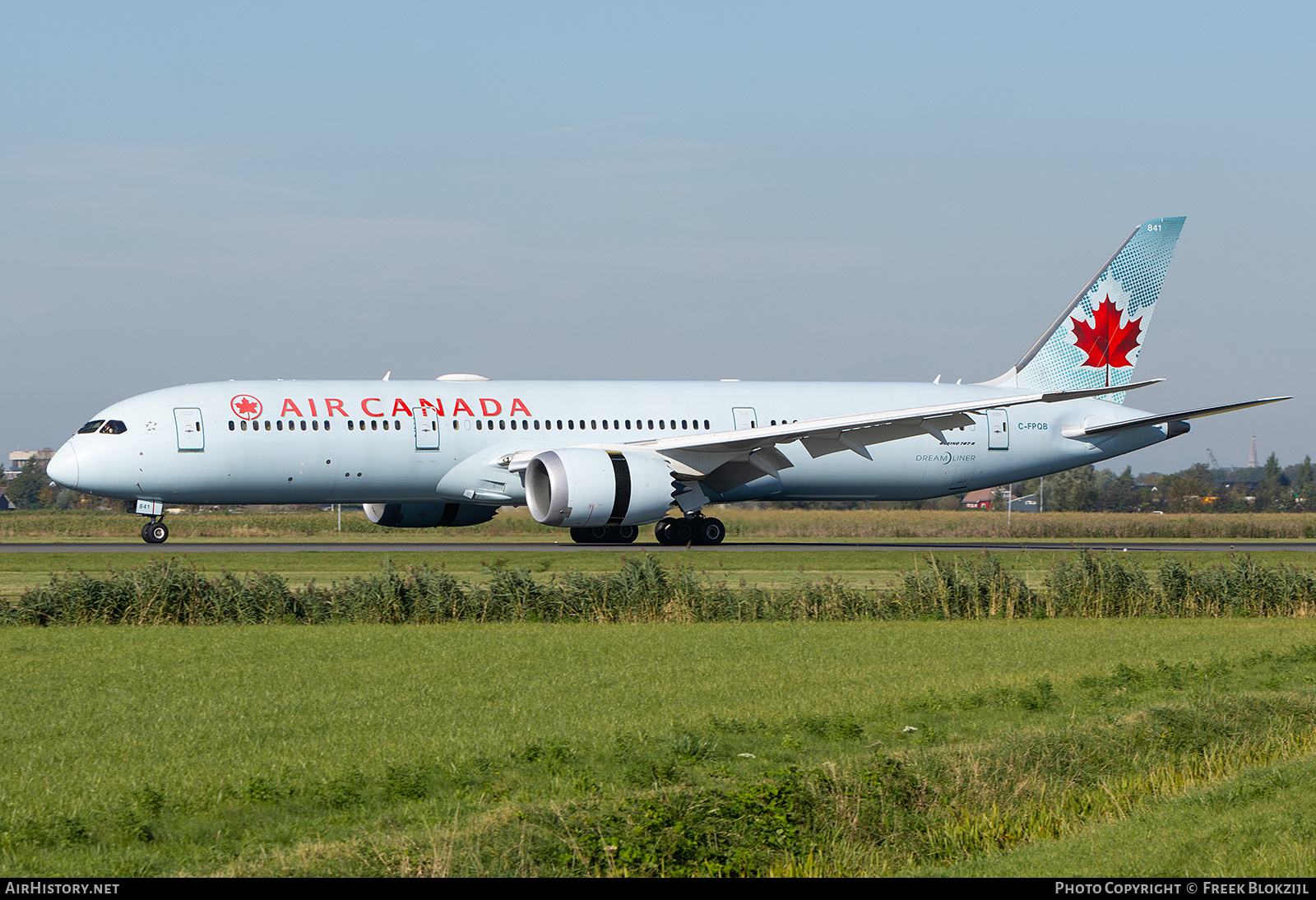 Aircraft Photo of C-FPQB | Boeing 787-9 Dreamliner | Air Canada | AirHistory.net #736345