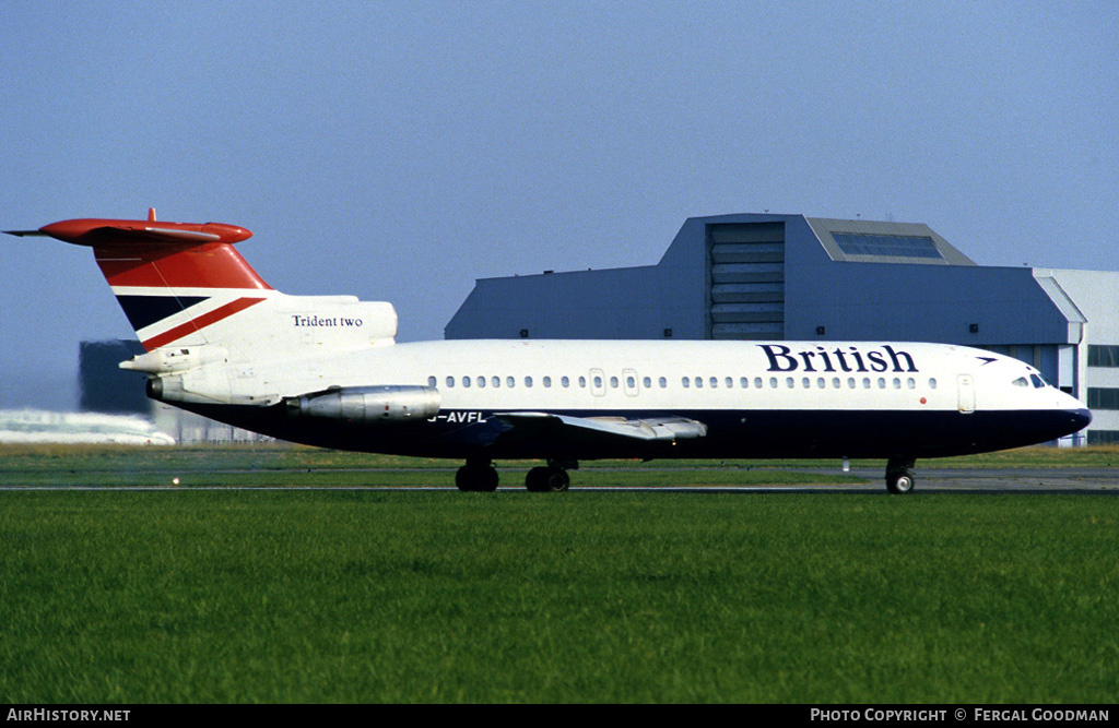 Aircraft Photo of G-AVFL | Hawker Siddeley HS-121 Trident 2E | British Airways | AirHistory.net #736369