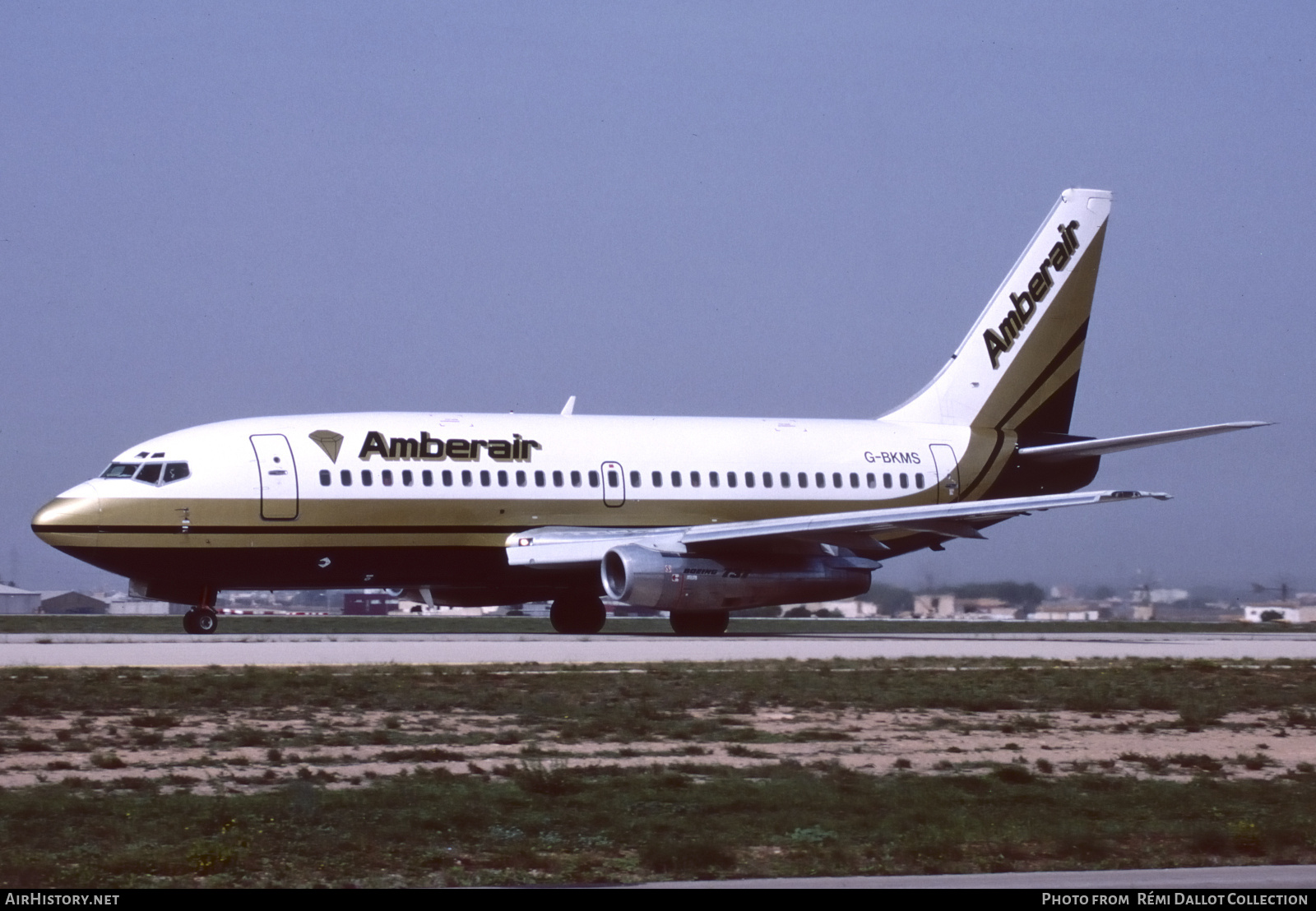 Aircraft Photo of G-BKMS | Boeing 737-2Q8/Adv | Amberair | AirHistory.net #736372