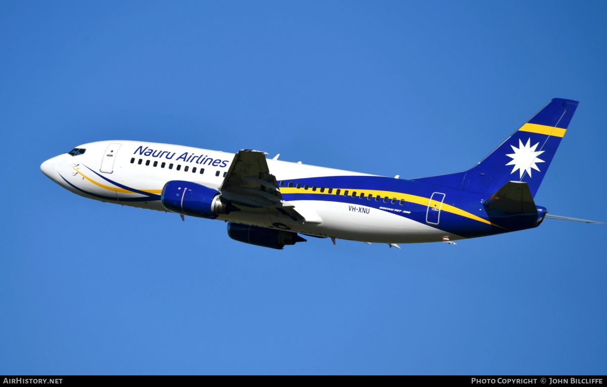 Aircraft Photo of VH-XNU | Boeing 737-319 | Nauru Airlines | AirHistory.net #736388