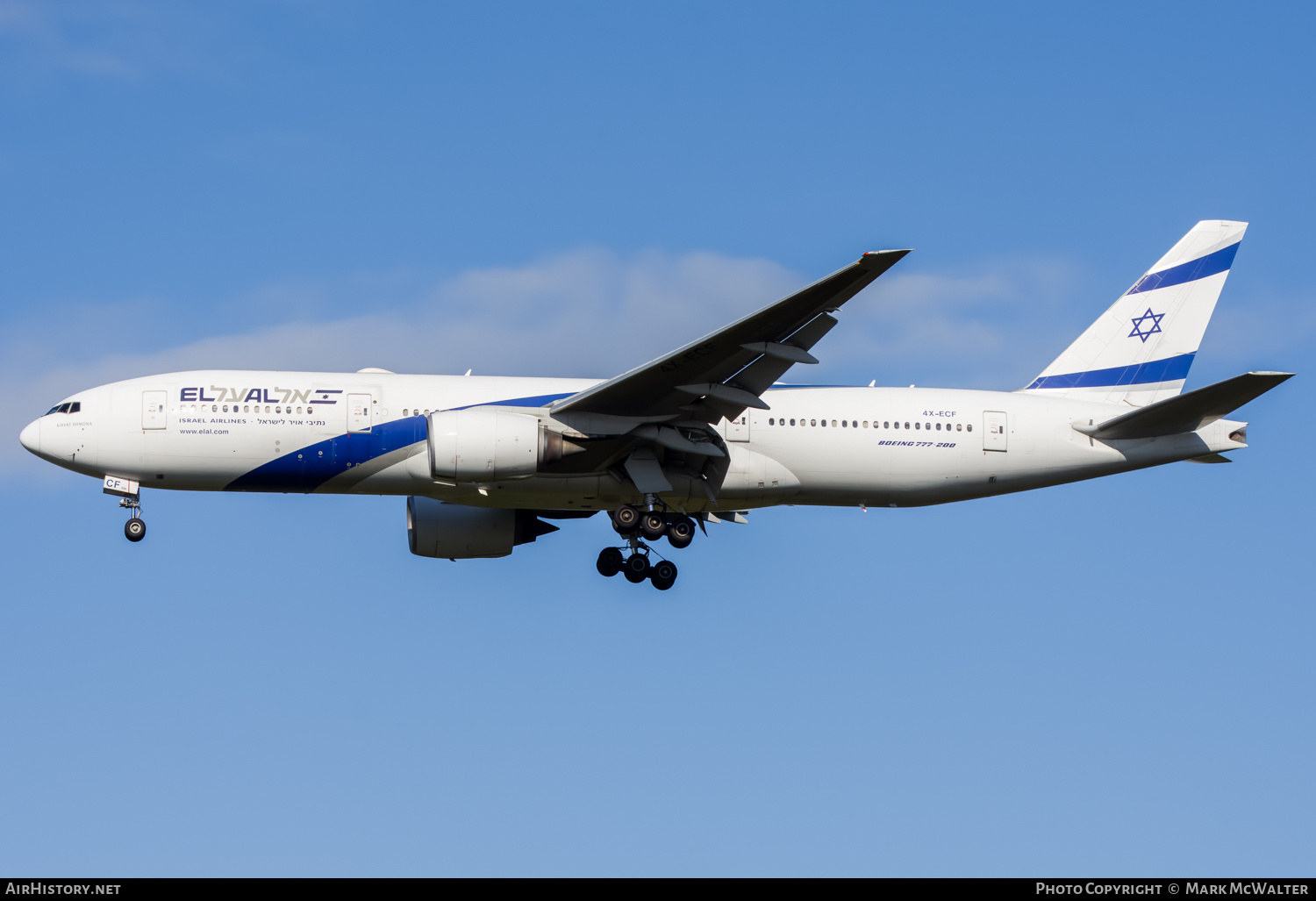 Aircraft Photo of 4X-ECF | Boeing 777-258/ER | El Al Israel Airlines | AirHistory.net #736400