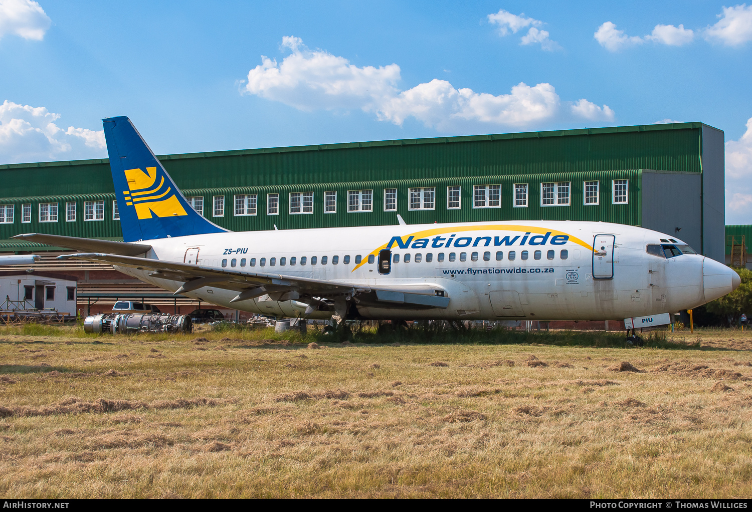 Aircraft Photo of ZS-PIU | Boeing 737-205/Adv | Nationwide Airlines | AirHistory.net #736403