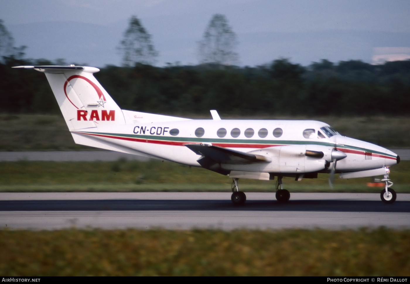 Aircraft Photo of CN-CDF | Beech 200 Super King Air | Royal Air Maroc - RAM | AirHistory.net #736431