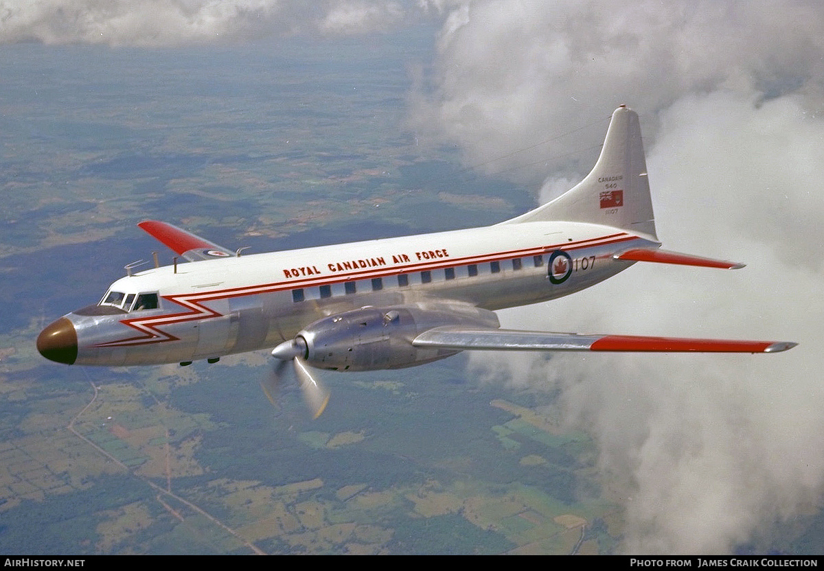 Aircraft Photo of 11107 | Convair 540 (CL-66C) | Canada - Air Force | AirHistory.net #736454