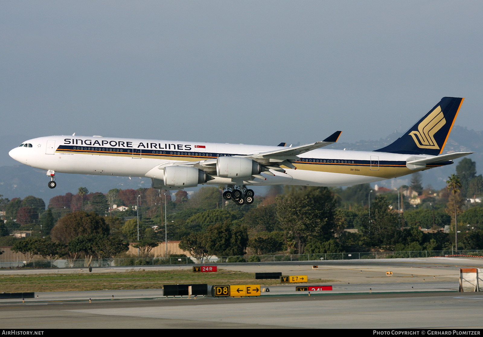 Aircraft Photo of 9V-SGA | Airbus A340-541 | Singapore Airlines | AirHistory.net #736459