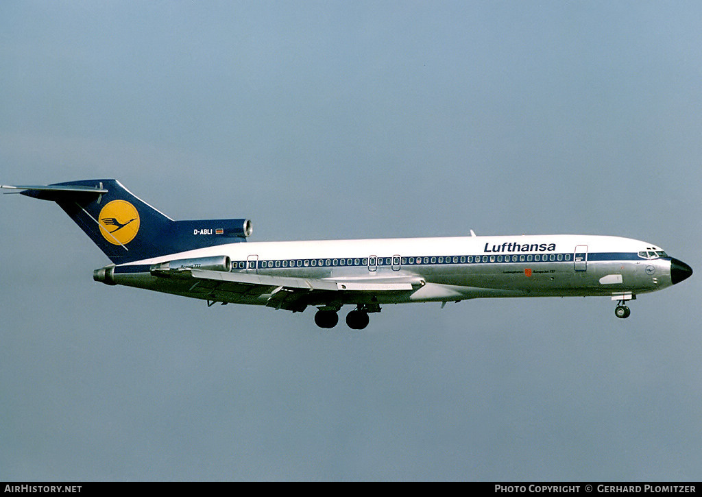 Aircraft Photo of D-ABLI | Boeing 727-230/Adv | Lufthansa | AirHistory.net #736465