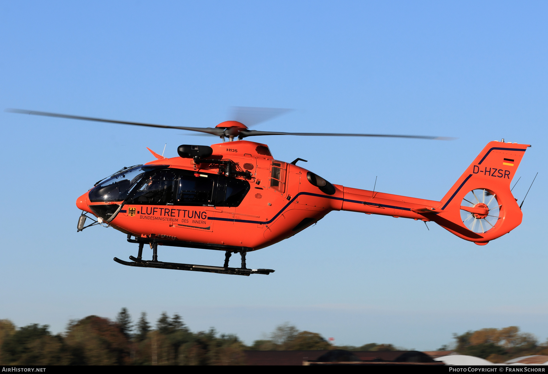 Aircraft Photo of D-HZSR | Airbus Helicopters H-135 (EC-135T-3) | Luftrettung - Bundesministerium des Innern | AirHistory.net #736486
