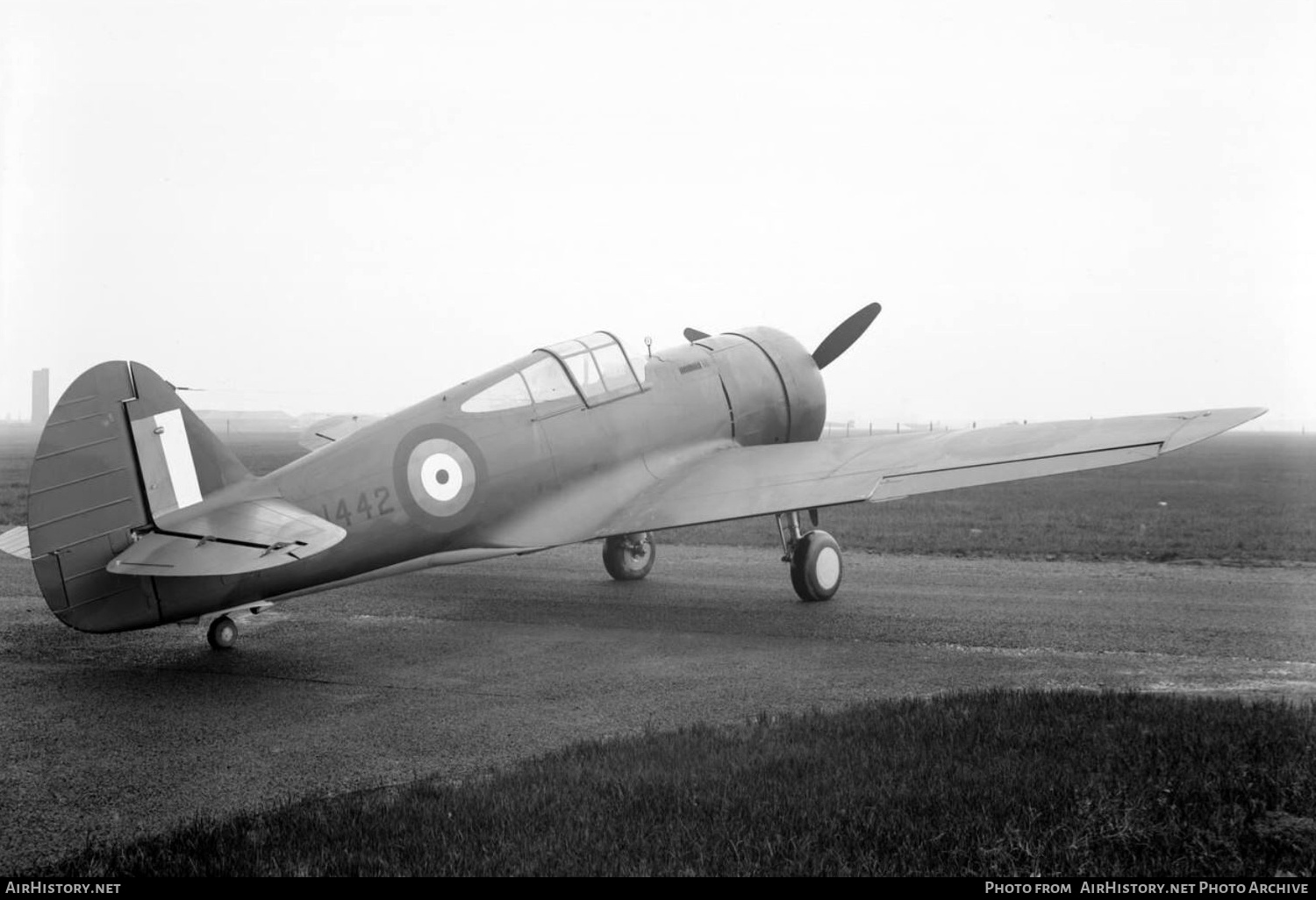 Aircraft Photo of BJ442 | Curtiss 75-A4 Mohawk IV | UK - Air Force | AirHistory.net #736498