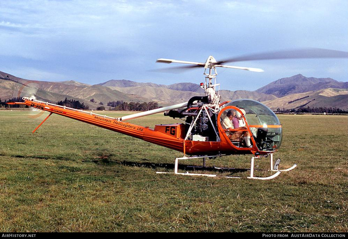 Aircraft Photo of ZK-HFG | Hiller UH-12E | Mountain Helicopters | AirHistory.net #736500