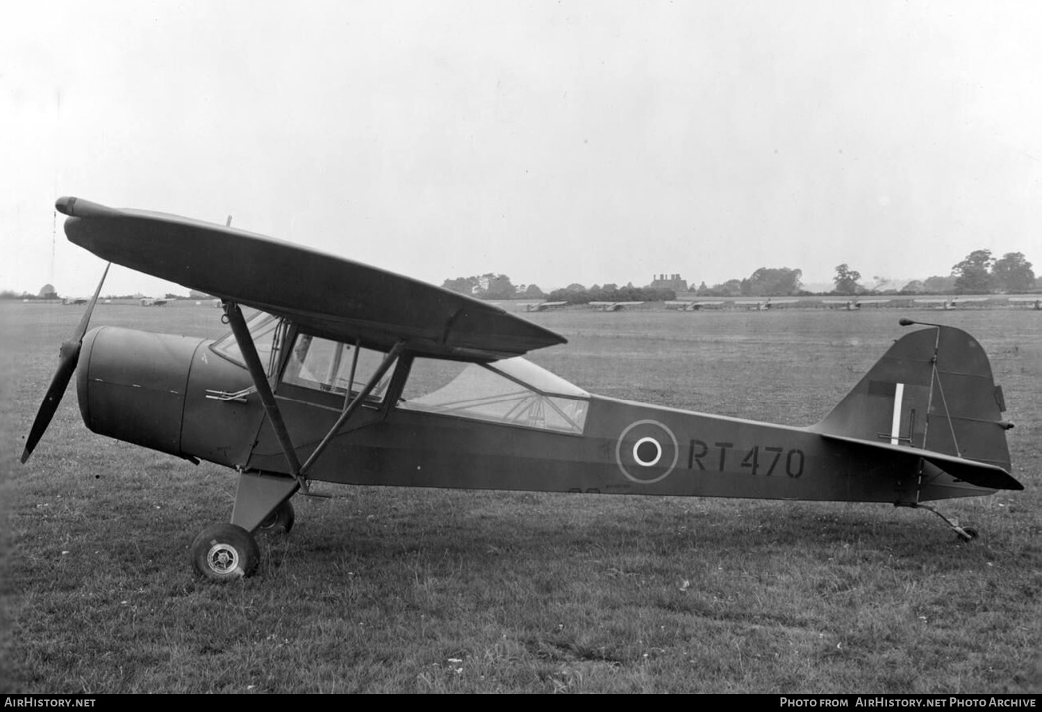 Aircraft Photo of RT470 | Taylorcraft J Auster Mk5 | UK - Air Force | AirHistory.net #736505