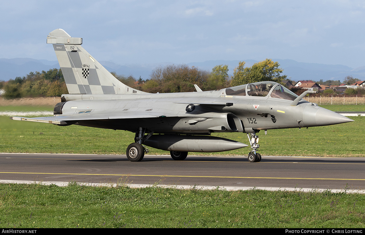 Aircraft Photo of 152 | Dassault Rafale C | Croatia - Air Force | AirHistory.net #736525
