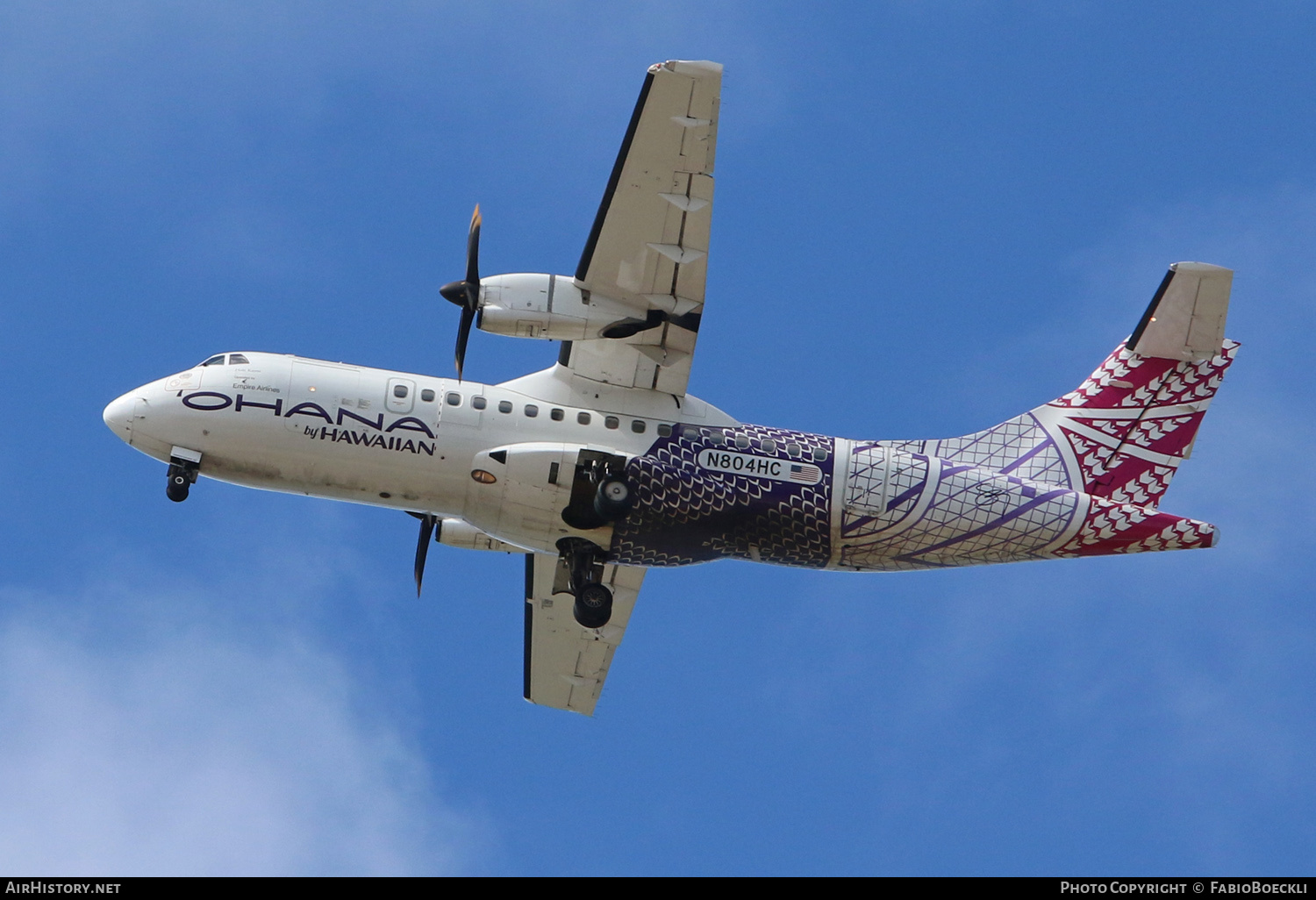 Aircraft Photo of N804HC | ATR ATR-42-500 | 'Ohana by Hawaiian | AirHistory.net #736550