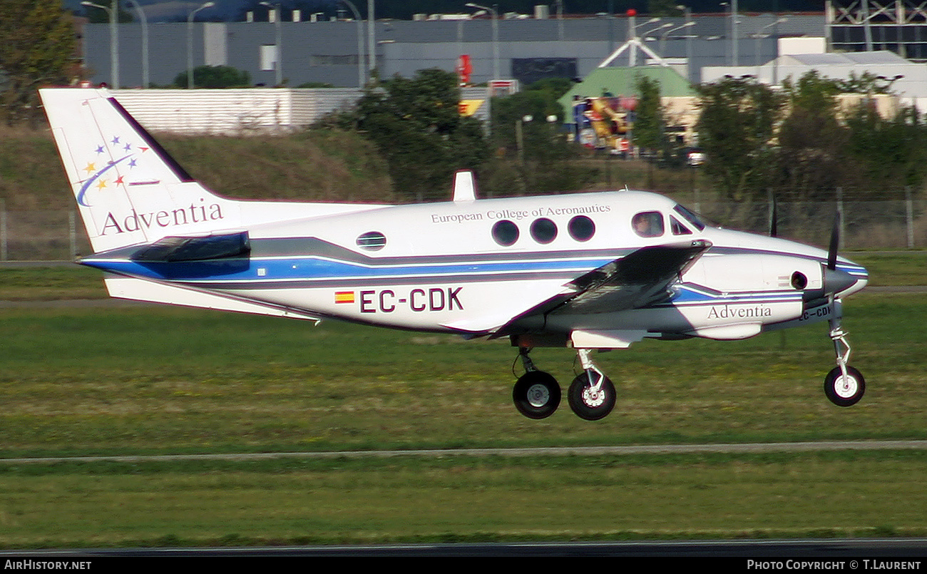 Aircraft Photo of EC-CDK | Beech C90 King Air | Adventia - European College of Aeronautics | AirHistory.net #736581