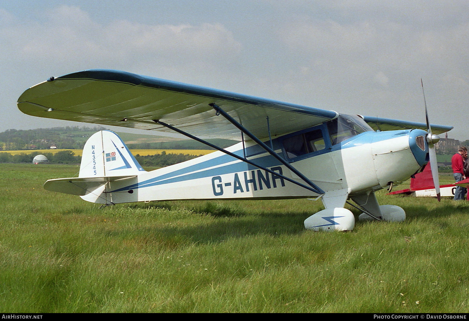Aircraft Photo of G-AHNR / N43545 | Taylorcraft BC-12D | AirHistory.net #736595