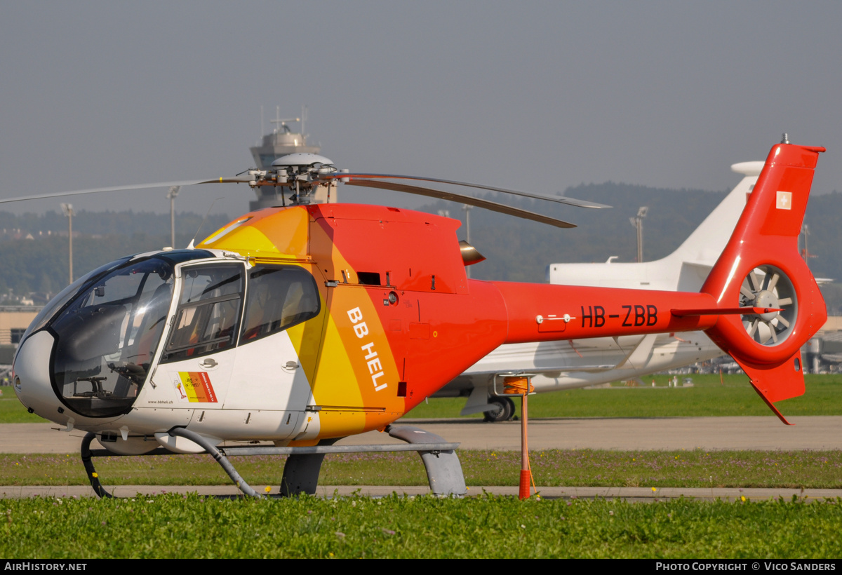 Aircraft Photo of HB-ZBB | Eurocopter EC-120B Colibri | BB Heli | AirHistory.net #736611