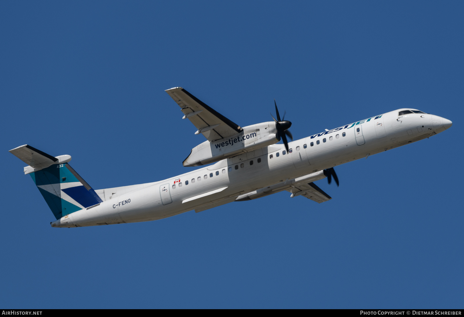 Aircraft Photo of C-FENO | Bombardier DHC-8-402 Dash 8 | WestJet | AirHistory.net #736644