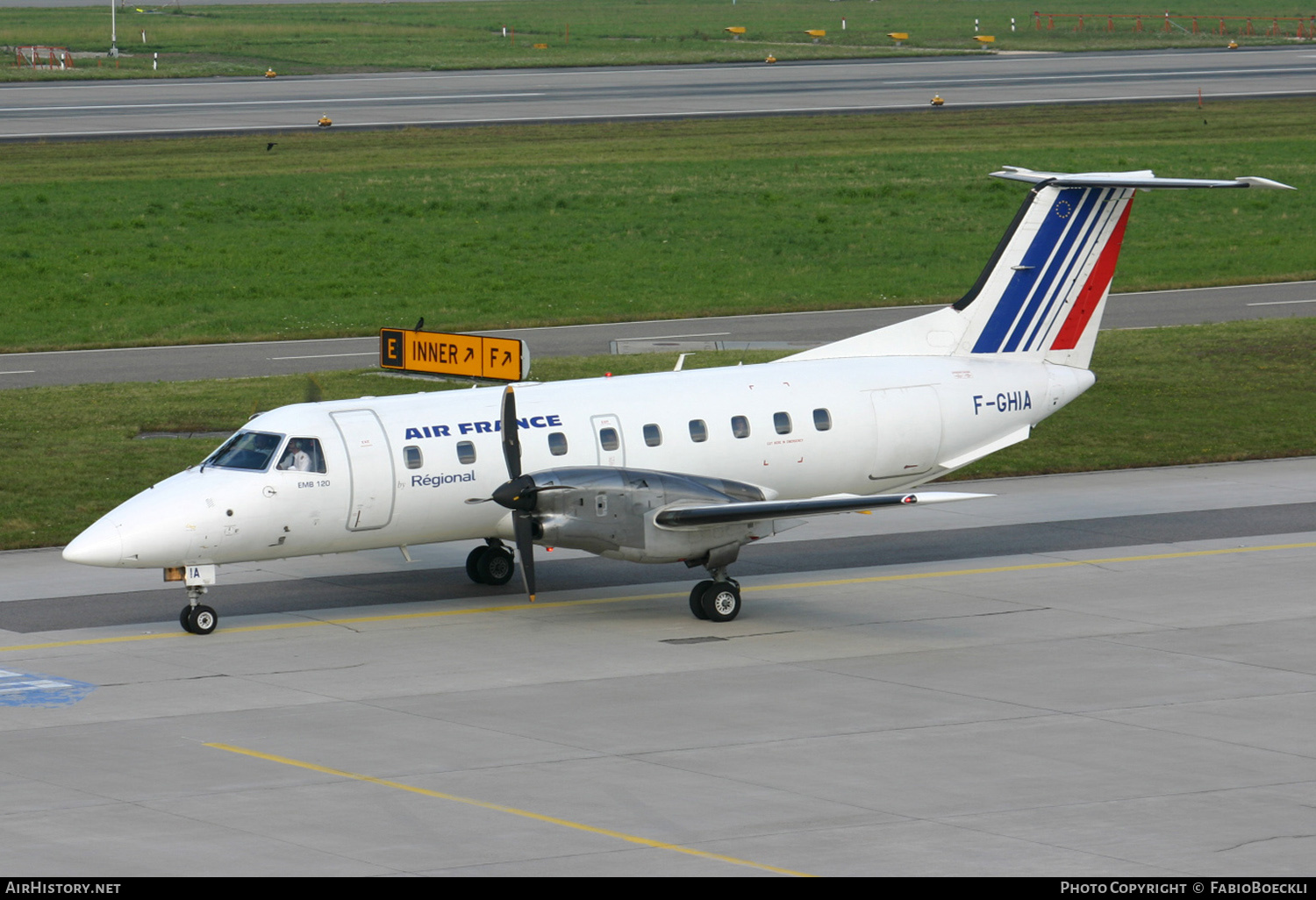 Aircraft Photo of F-GHIA | Embraer EMB-120 Brasilia | Air France | AirHistory.net #736674