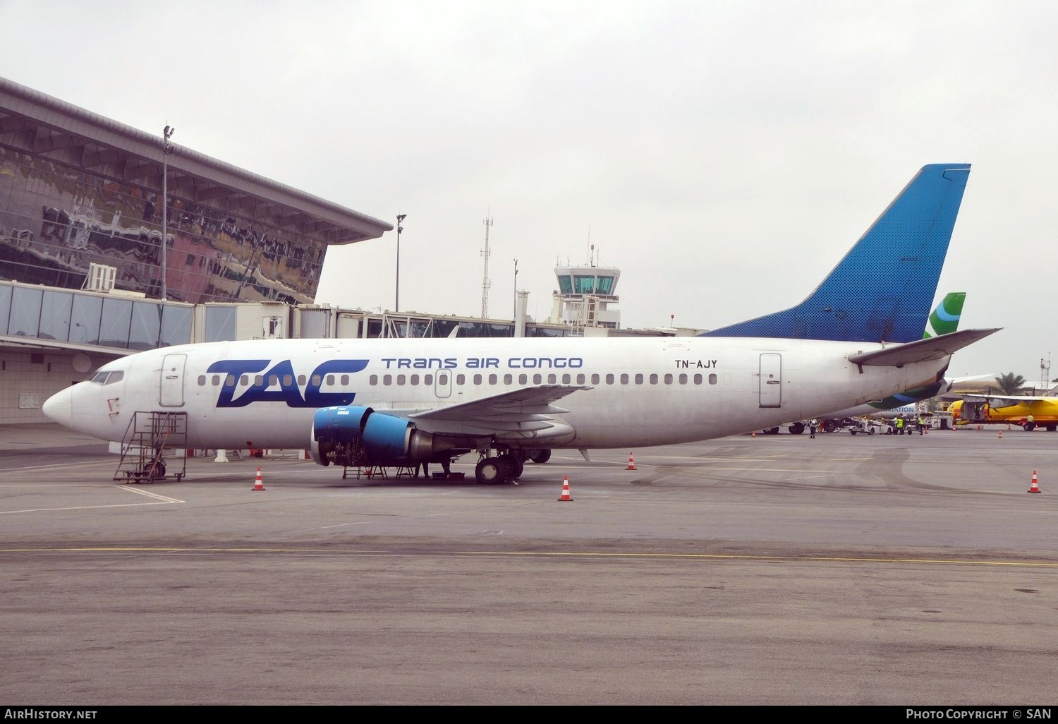 Aircraft Photo of TN-AJY | Boeing 737-3Q8 | Trans Air Congo - TAC | AirHistory.net #736676