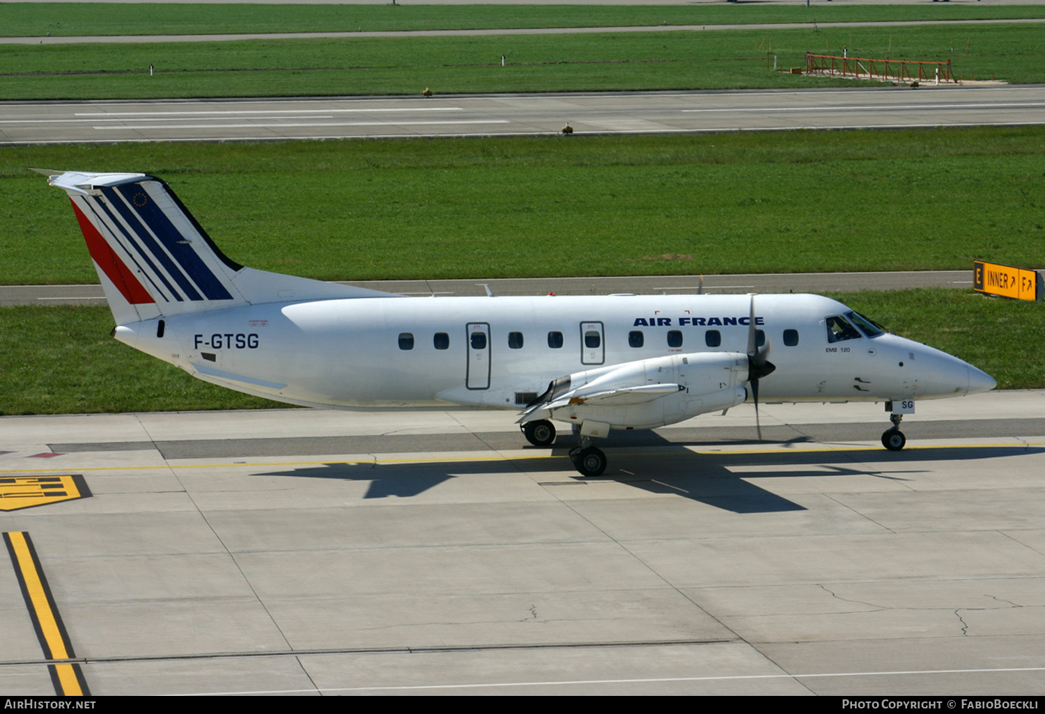 Aircraft Photo of F-GTSG | Embraer EMB-120RT Brasilia | Air France | AirHistory.net #736677