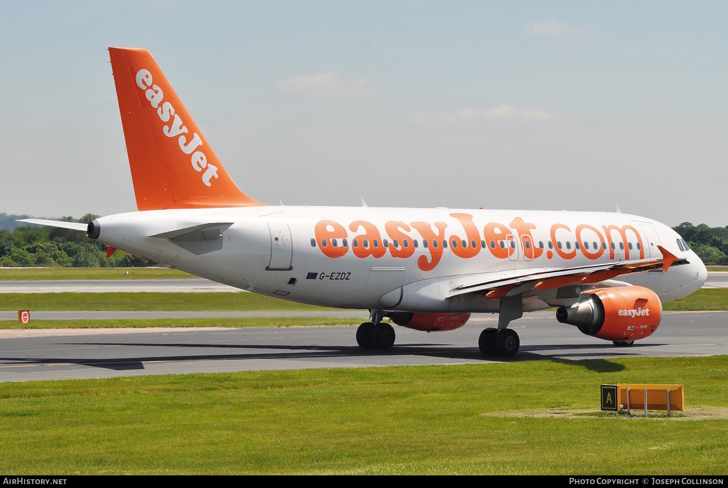 Aircraft Photo of G-EZDZ | Airbus A319-111 | EasyJet | AirHistory.net #736685