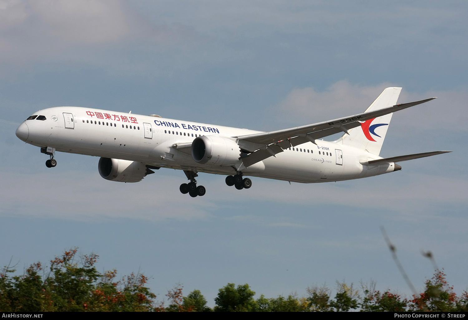 Aircraft Photo of B-206K | Boeing 787-9 Dreamliner | China Eastern Yunnan Airlines | AirHistory.net #736686