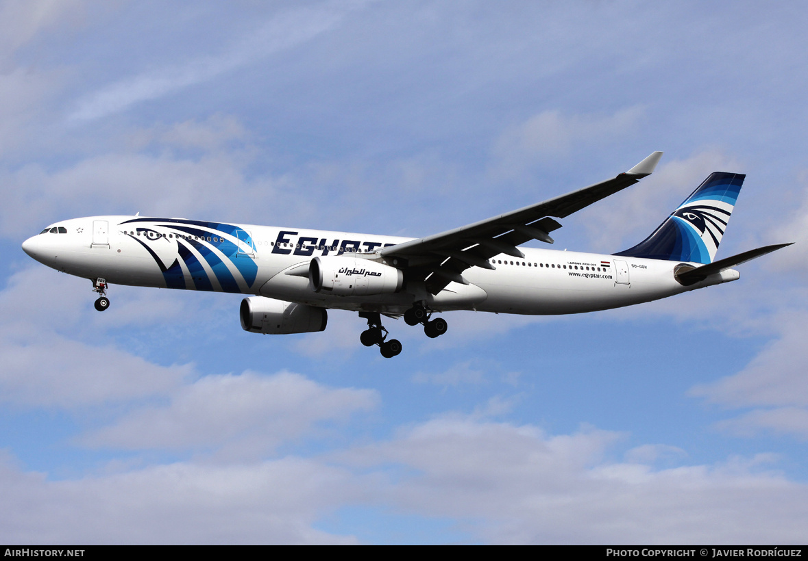 Aircraft Photo of SU-GDV | Airbus A330-343 | EgyptAir | AirHistory.net #736690