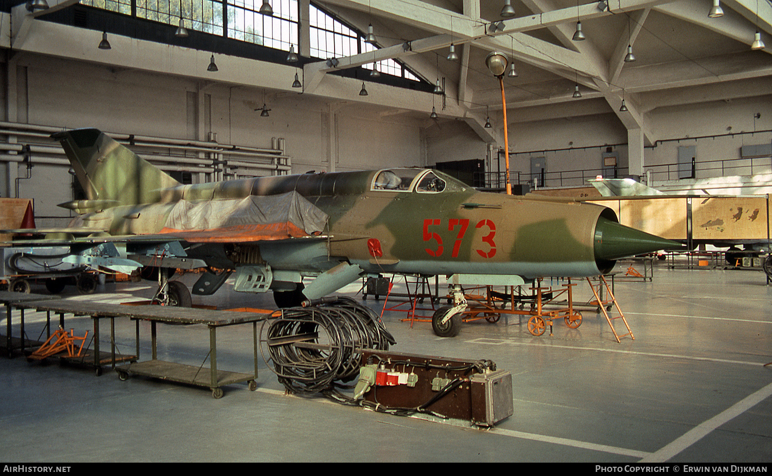Aircraft Photo of 573 | Mikoyan-Gurevich MiG-21M | East Germany - Air Force | AirHistory.net #736701