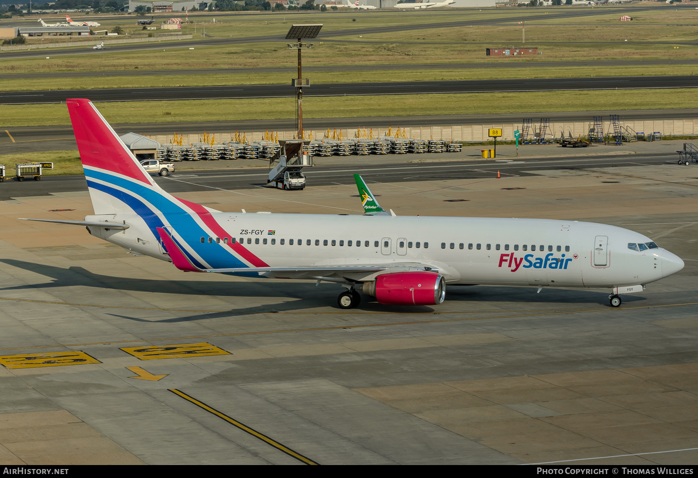 Aircraft Photo of ZS-FGY | Boeing 737-8HO | FlySafair | AirHistory.net #736706