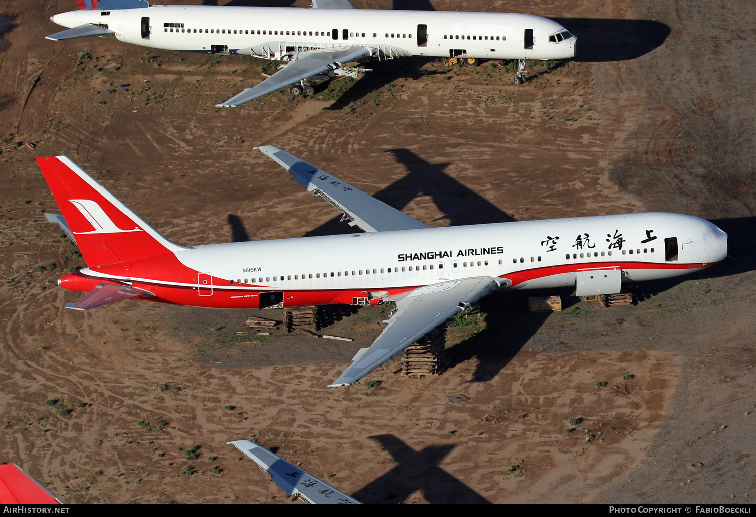 Aircraft Photo of N616KW | Boeing 767-36D | Shanghai Airlines | AirHistory.net #736719