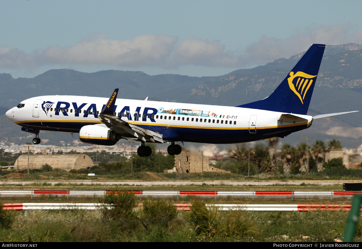 Aircraft Photo of EI-FIT | Boeing 737-8AS | Ryanair | AirHistory.net #736726