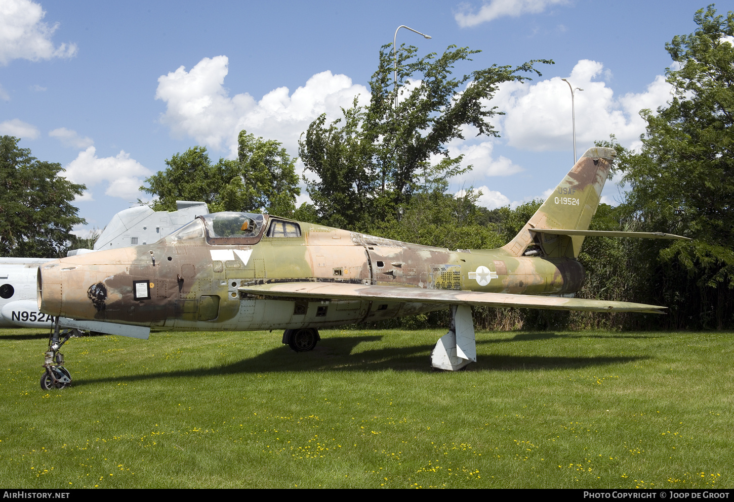 Aircraft Photo of 51-9524 / 0-19524 | Republic F-84F Thunderstreak | USA - Air Force | AirHistory.net #736736