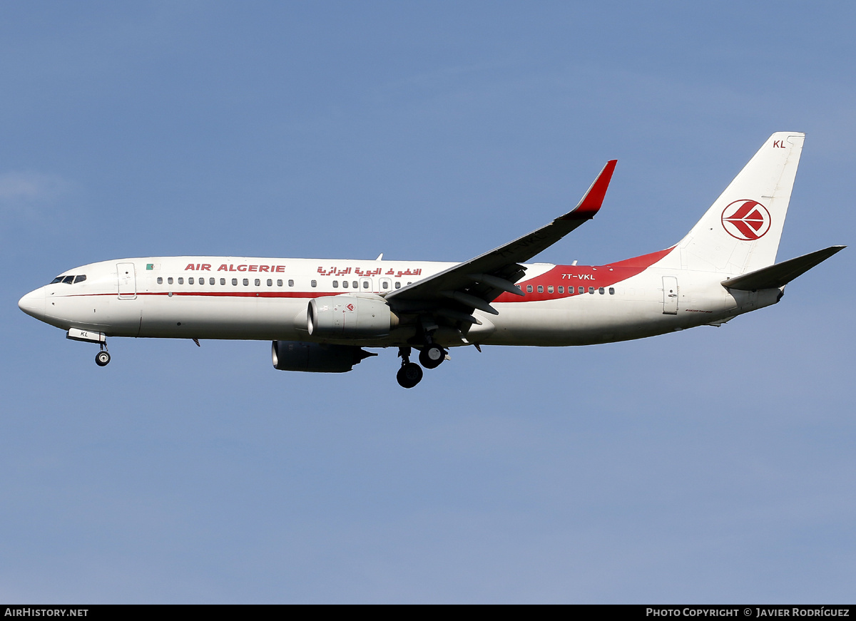 Aircraft Photo of 7T-VKL | Boeing 737-8D6 | Air Algérie | AirHistory.net #736742