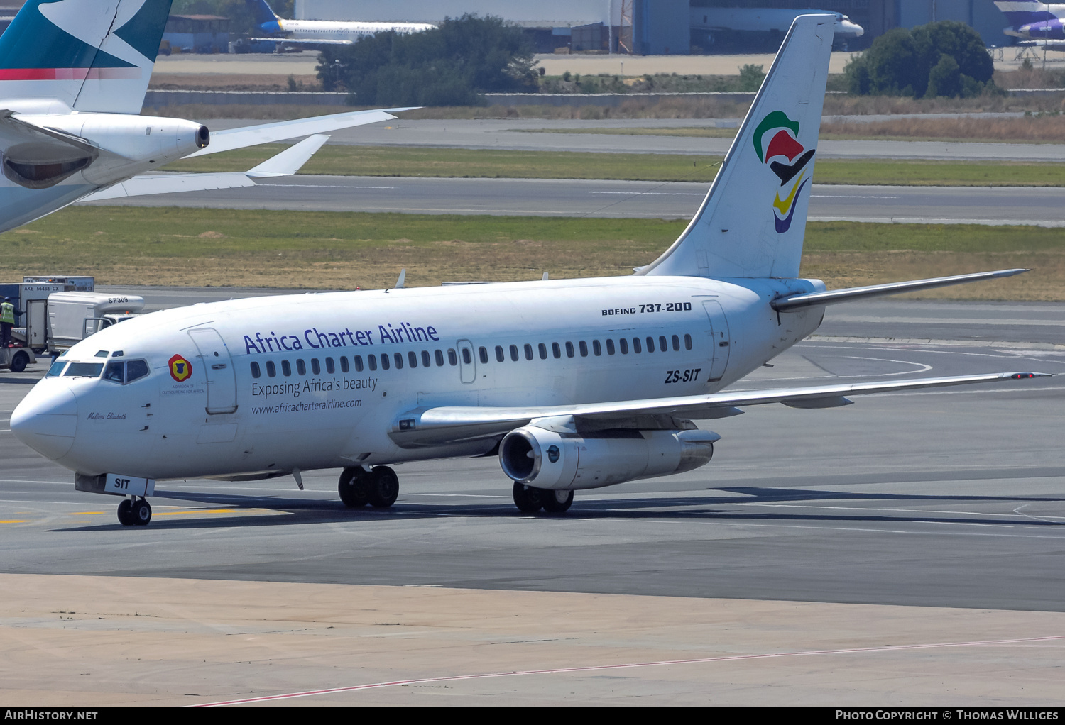 Aircraft Photo of ZS-SIT | Boeing 737-236/Adv | Africa Charter Airline | AirHistory.net #736744