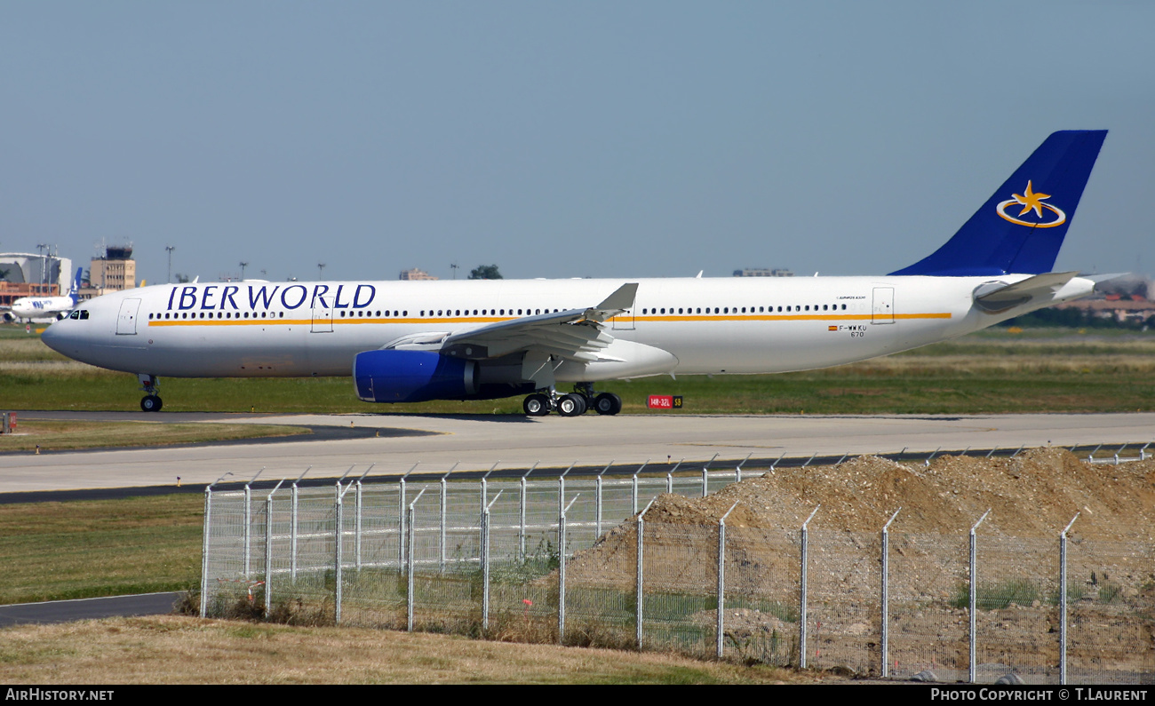 Aircraft Photo of F-WWKU | Airbus A330-343E | Iberworld Airlines | AirHistory.net #736775