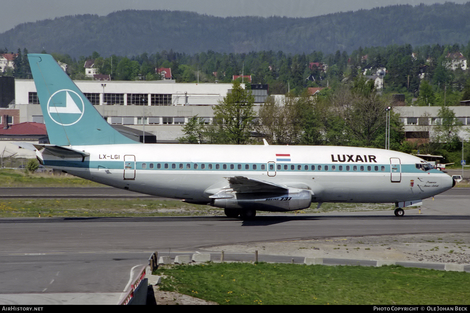 Aircraft Photo of LX-LGI | Boeing 737-2C9/Adv | Luxair | AirHistory.net #736783