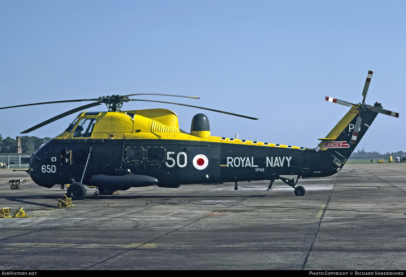 Aircraft Photo of XP143 | Westland WS-58 Wessex HAS.3 | UK - Navy | AirHistory.net #736796