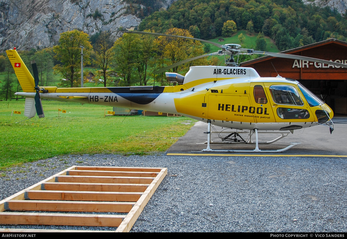 Aircraft Photo of HB-ZNA | Eurocopter AS-350B-3 Ecureuil | Air Glaciers | AirHistory.net #736812