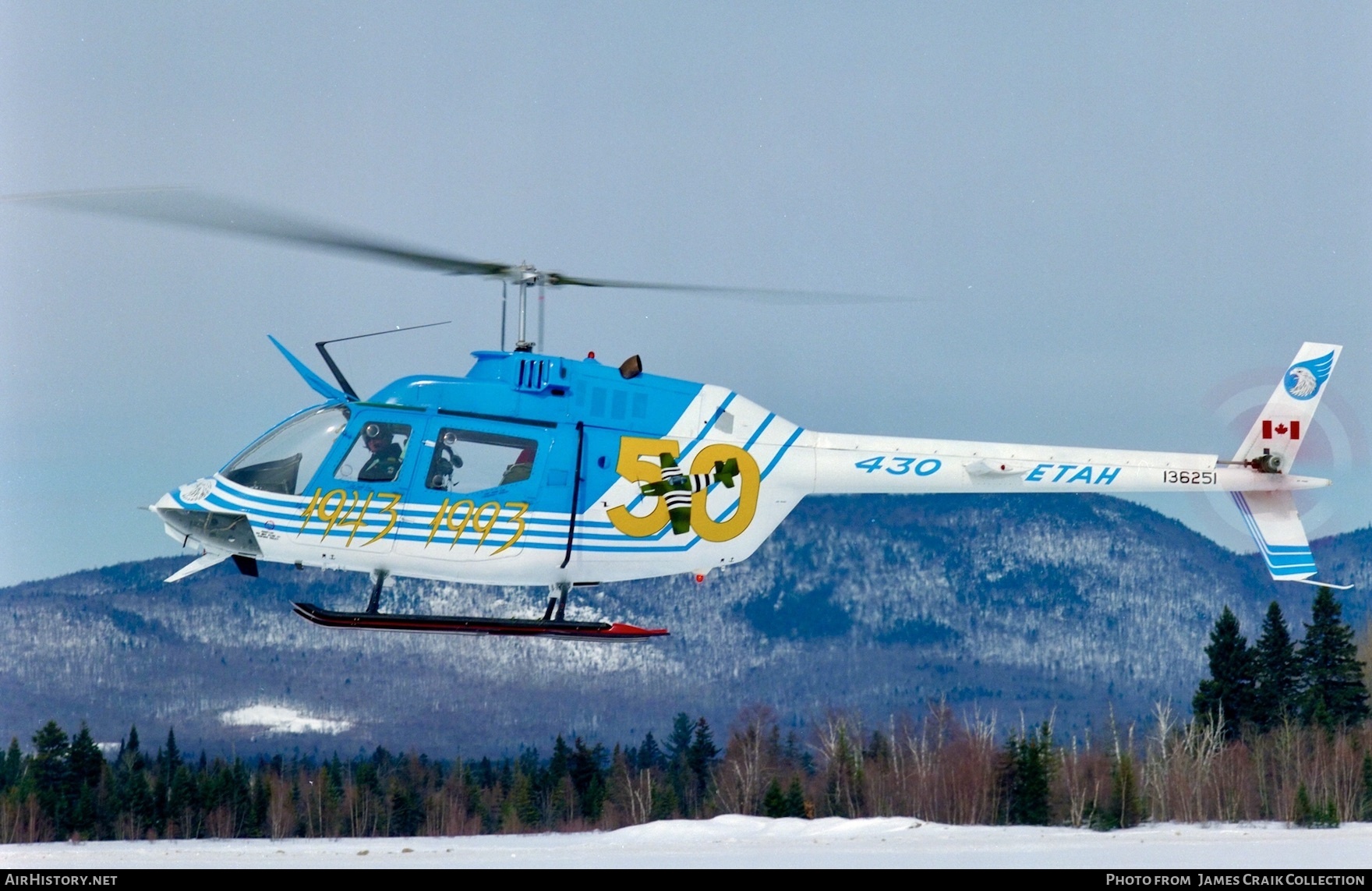 Aircraft Photo of 136251 | Bell CH-136 Kiowa (206A-1/COH-58A) | Canada - Air Force | AirHistory.net #736851