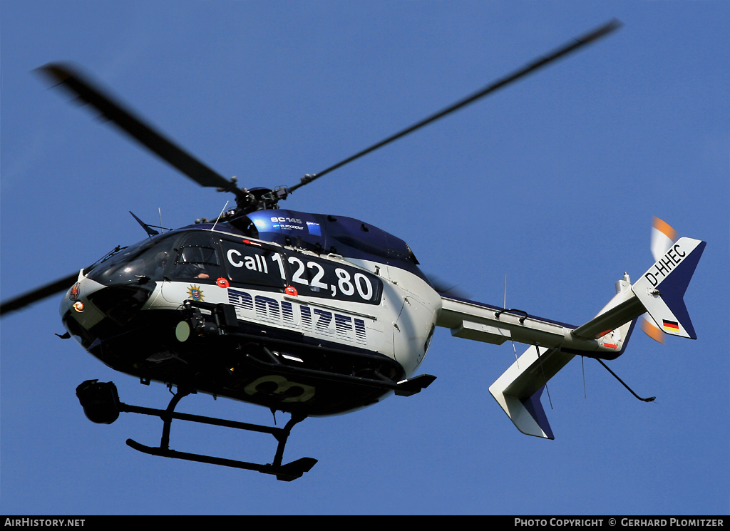 Aircraft Photo of D-HHEC | Eurocopter-Kawasaki EC-145 (BK-117C-2) | Polizei Hessen | AirHistory.net #736876