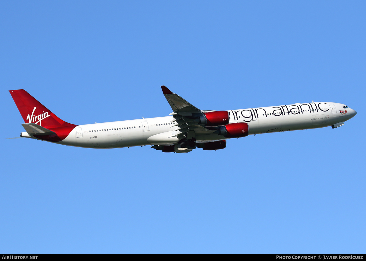 Aircraft Photo of G-VGAS | Airbus A340-642 | Virgin Atlantic Airways | AirHistory.net #736888