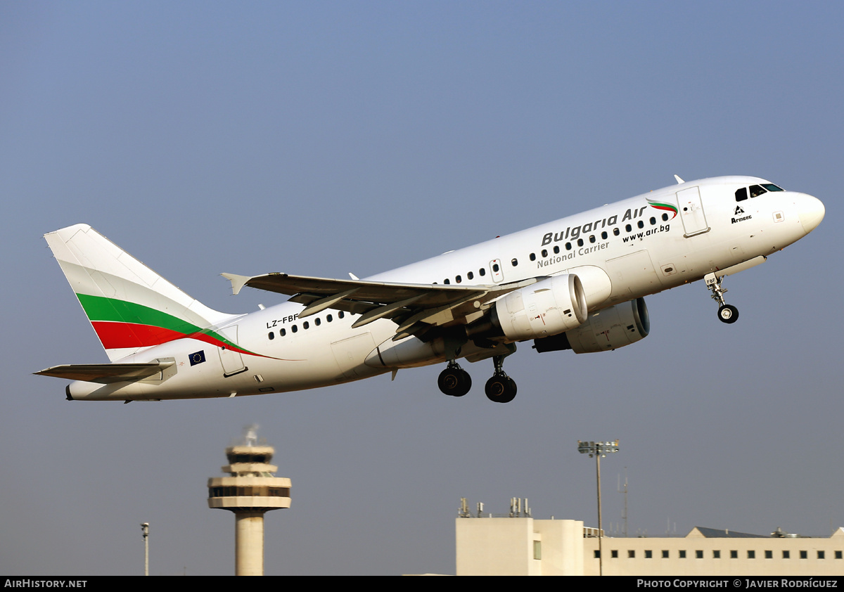 Aircraft Photo of LZ-FBF | Airbus A319-111 | Bulgaria Air | AirHistory.net #736889