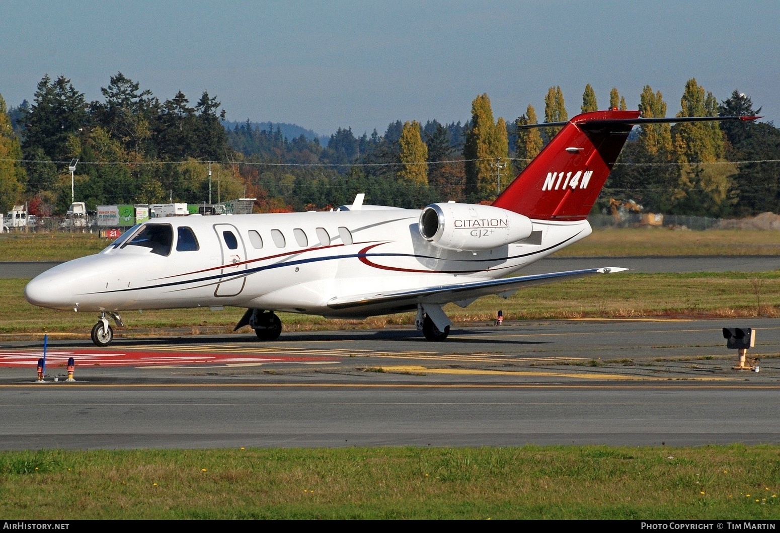 Aircraft Photo of N114W | Cessna 525A CitationJet CJ2+ | AirHistory.net #736894