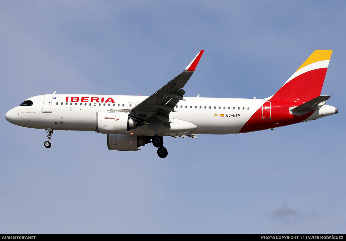 Aircraft Photo of EC-NZP | Airbus A320-251N | Iberia | AirHistory.net #736927