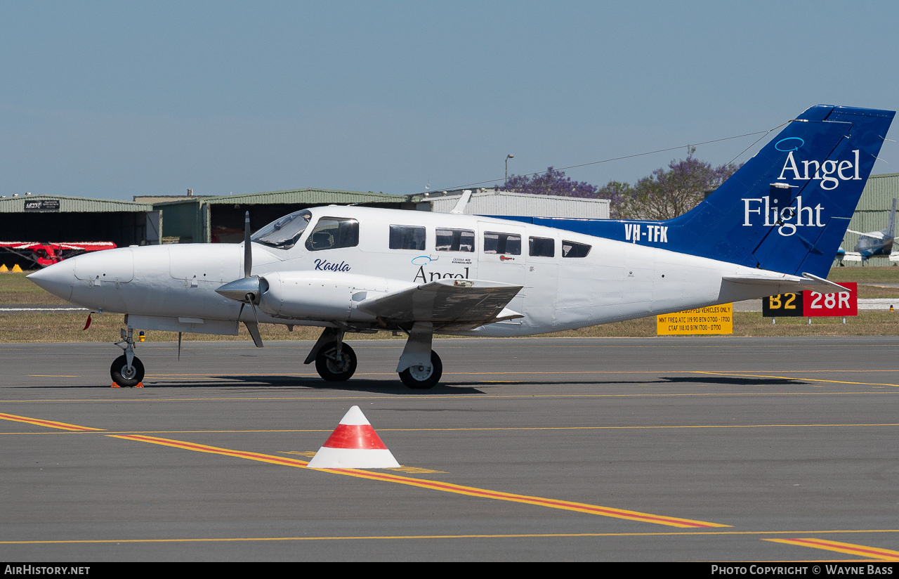 Aircraft Photo of VH-TFK | Cessna 402C | Angel Flight | AirHistory.net #736940